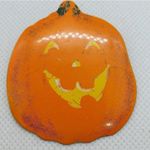 Hallmark Vintage Jack-o-lantern Pumpkin Brooch Photo 0