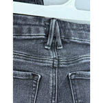 Good American Women's  Skinny Jeans Frayed Hem Size‎ 6/28, Black GLRH419T Photo 3