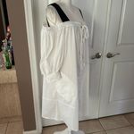 Anthropologie Anthro Plenty by Tracy Reese Off-The-Shoulder Tie-Front Midi Dress  Photo 6