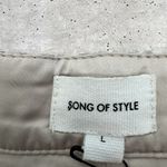 Song Of Style Amora Snake Python‎ Print Vegan Leather Vinyl Shorts Sz L Revolve Gray Size L Photo 4