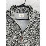 Weatherproof  Vintage Women's Fleece Sweater Gray Long Sleeve Size Small 1/4 Zip Photo 5