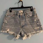aritizia brand agolde light wash denim shorts size 27 Photo 0