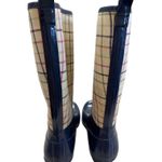 Coach Womens Blue & Beige Plaid Rain Boots Size 10B SKU 7770 Photo 11