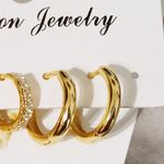 Deal Of The Day/15mm Huggies/ Gold Over Sterling Silver Photo 6