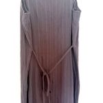 Eddie Bauer VTG 90s  Sleeveless Pinstripe Black Maxi Tank Dress Sz 8 (runs small) Photo 8