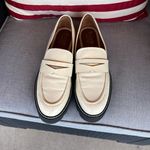 Franco Sarto Cream Loafers Size 8 Photo 1