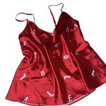 Victoria's Secret NWOT Victoria’s Secret 2019 Valentine’s Day Red Love Letter Satin Cami Sz S Photo 3
