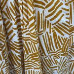 Very J  Midi Yellow and white stripped asymmetrical dress Photo 6