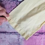 MALVIN HAMBURG GERMANY 100% LINEN CROCHET V NECK YELLOW SWIM BEACH COVER 10 Photo 5