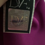 Diane Von Furstenberg  Jacques Cady Crepe Pants Size 2 Fuschia Career Dress Pants Photo 3