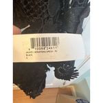 J.Marie The Seraphina Dress Small Long Sleeve Mesh Flower Applique Black NWT Photo 9