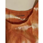 Calvin Klein Size Small ‎ Tank Top Orange tye dye sm women BFX_C Photo 3