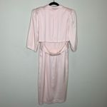 Vintage Pale Pink Double Breasted Coat Dress Sz Medium Photo 6