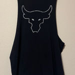 Under Armour  Black Muscle Tee with Bull Design Photo 0