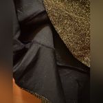 Michael Kors  Women's Skirt Size Small Ruffle Hem Gold Metallic NWT Photo 2