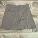 L.L.Bean High Rise Hiking Skort Brown Travel Casual Stretch Skirt Size 10 Photo 2