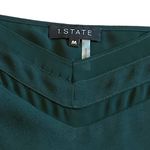 1. State  Spaghetti Strap Blouse Top Shirt Flowy Deep Forest Green Size Medium NWT Photo 1