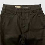 Pilcro High Waisted Straight Leg Chic Solid Wear Everyday Day Outfit Pants Sz 27 Black Photo 3