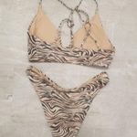 l*space πL*π Animal Instinct Bikini Set M NWT Photo 7