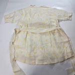 Tularosa  Whitaker Button Front Dress in Faded Yellow Floral XS Photo 12
