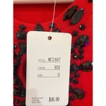 Melrose Chic NWT New York Red sweater dress beaded keyhole chest crew neck mediu Size M Photo 4