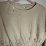 Weekend Cream Super Soft Cropped Sweatshirt Photo 1