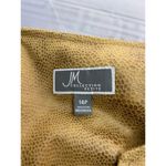 JM Collection Faux Leather Zip Up Jacket Womens 12p Snake Brown Pockets Lined Photo 5