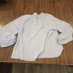 Sanctuary Social Standard by  Tallie Long Sleeve Breathable Peasant flowy Top L Photo 11