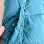 Lands' End Land’s End Down Puffer Vest in‎ Teal blue/green, Zipper Front, Size XS Photo 6