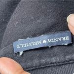 Brandy Melville  | Black Cropped Raw Hem Polo Shirt Sz OS Photo 5