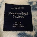American Eagle  Outfitters Blue and White Denim Shirt Photo 5