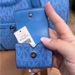 Michael Kors  Signature Blue AirPods Case Keychain South Pacific NWT Photo 2