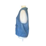 Vintage Denim Cotton Tank Button Photo 2