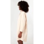 Pomander Place Polly Womens XS Beige 3/4 Sleeve Button Up Shirt Dress Tan Photo 1