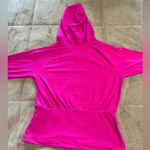 Lucy Hoodie Size Large Hot Pink Athletic Cropped Casual Photo 6