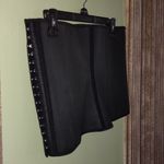 Latex waist cincher (#666) Black Size XL Photo 1