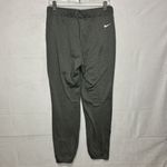 Nike  Jogger Pants Gray Dri-Fit Zip Ankle Tapered Athleisure Sz M (30x28.5) Photo 3