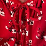 No Boundaries  Red Floral Sleeveless Sundress Size M Photo 5