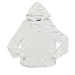 Ralph Lauren Lauren Ivory Waffle Knit Hoodie Sweater Long Sleeve Women's XL Soft Photo 0