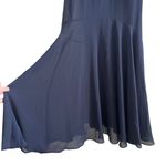 Lulus We Belong Together Spaghetti Strap Chiffon A-Line Maxi Formal Dress Navy Size Small 0625A Photo 6