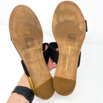 DV by Dolce Vit Dolce Vita Black Leather Double Strap Slide Sandals  Photo 6