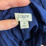 J.Crew Navy Blue Poplin Halter Photo 1