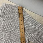 eight eight eight  Women’s Large Biege Cotton Cowl Neck Herringbone Sweater Tunic Photo 9