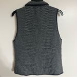 Staccato Women’s  Puffer Best‎ Gray White Polka Dots Size Large Photo 6