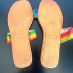 Rouge Helium Womens Size 8 Rainbow Flat Sandals Photo 2