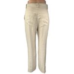 H&M Women's Beige Khaki Chino Loose Fit Straight Trouser Dress Pants Size 4 Photo 2