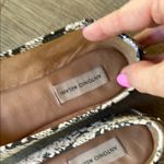 Antonio Melani Snakeskin Ballet Flats size 9 Photo 3
