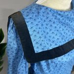 Gunne Sax by Jessica McClintock • vintage 70s floral velvet bib trim dress Photo 7