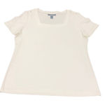 Karen Scott Karen Scoot white cotton T-shirt size L Photo 0