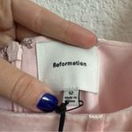 Reformation BNWT  Contessa Velvet Dress Cherry Blossom Size 12 Photo 3